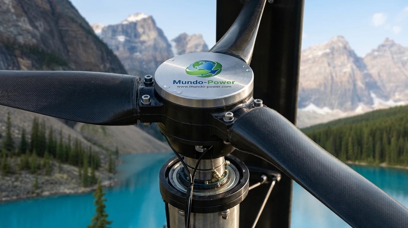 Mundo-Power Vertical Axis Wind Turbine Engineering Close-up