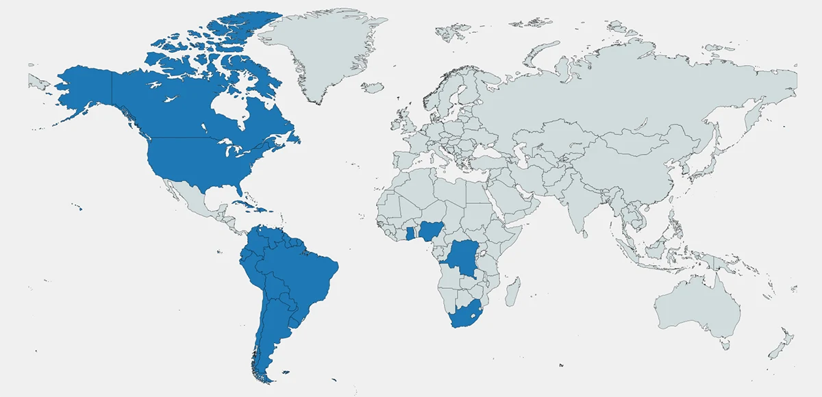 Mundo-Power Global Reach Map